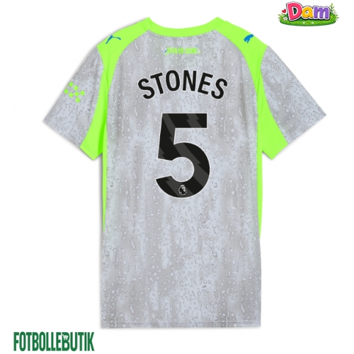 Manchester City John Stones #5 Tredje Tröja Kvinnor 2025-26 Kortärmad